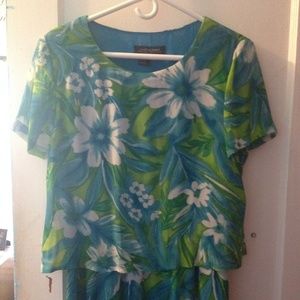 Cynthia Howie Short Sleeve Maxi Dress